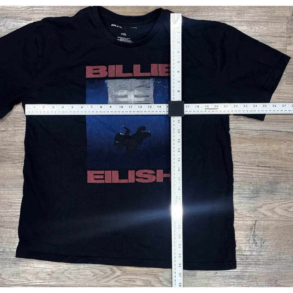 Billie Eilish T-Shirt Adult XXL Hit Me Hard And Soft 2024 Album Merch Crewneck